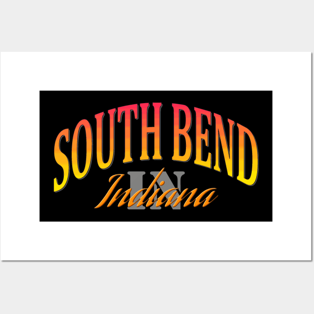 City Pride: South Bend, Indiana Wall Art by Naves